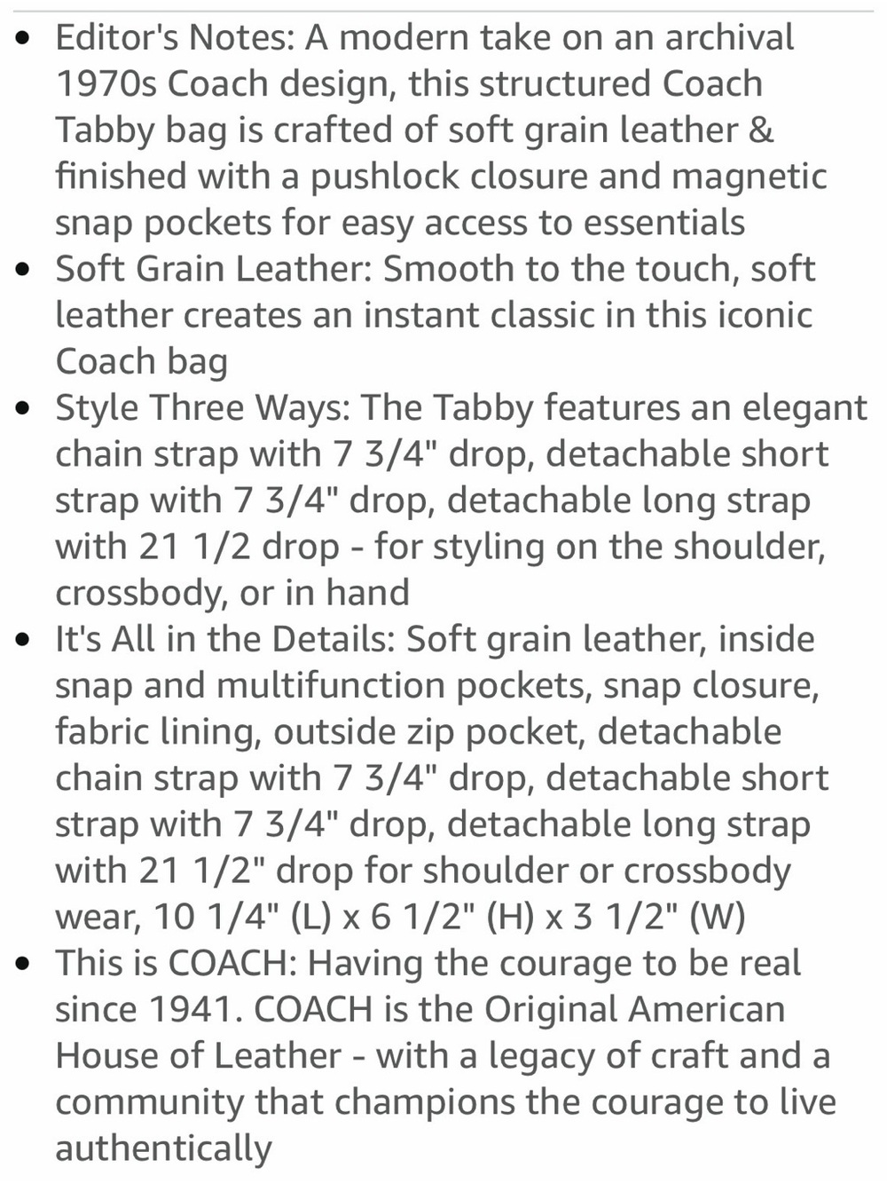 Coach Tabby Chain bag - Picture 14 of 16